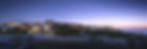 Rendering of hillside resort at dusk