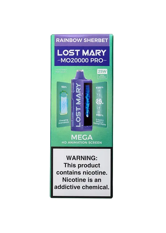 rainbow sherbert lost mary flavor Rainbow Sherbet Lost Mary MO 20K