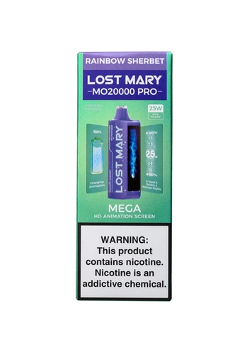 how much is elf bar vape Rainbow Sherbert Lost Mary Flavor Lost Mary MO20000 PRO Rainbow Sherbet  Lost Mary MO20000 Pro Disposable .98 main image 0
