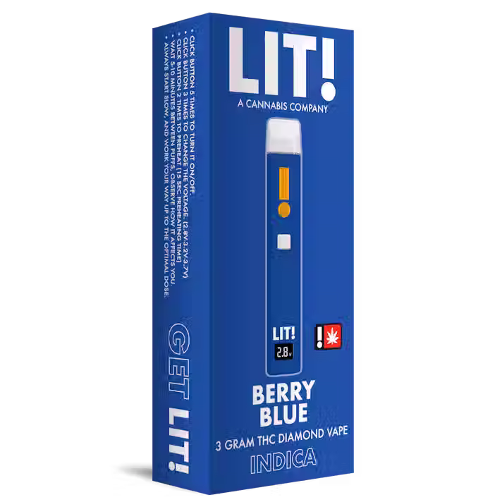 Berry Blue 3g Liquid Diamond Disposable THC
