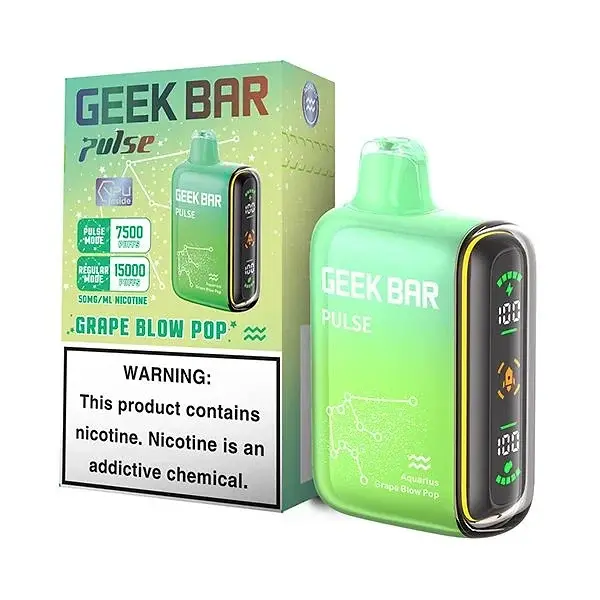 Grape B-Pop Geek Bar Pulse