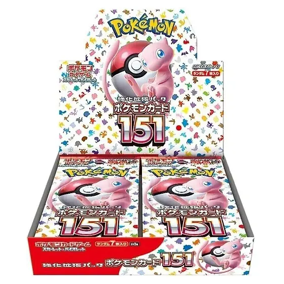 Shrink wrapパック ポケモンカード151 BOX Pokemon TCG 151 Booster Box SV2A Japanese with shrink wrap | Cj