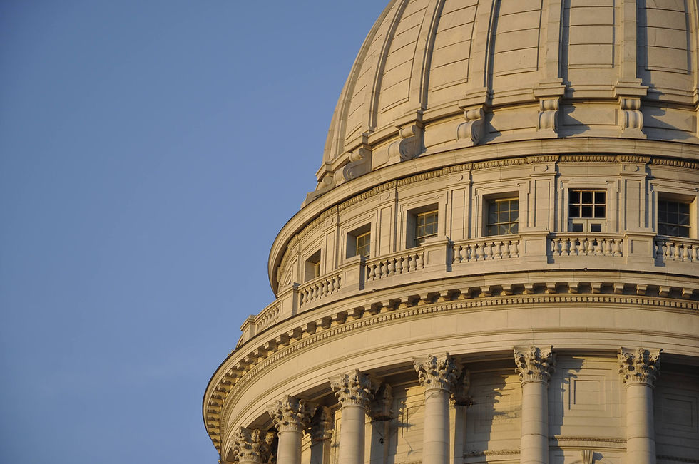 The Wisconsin Capitol rotunda. 