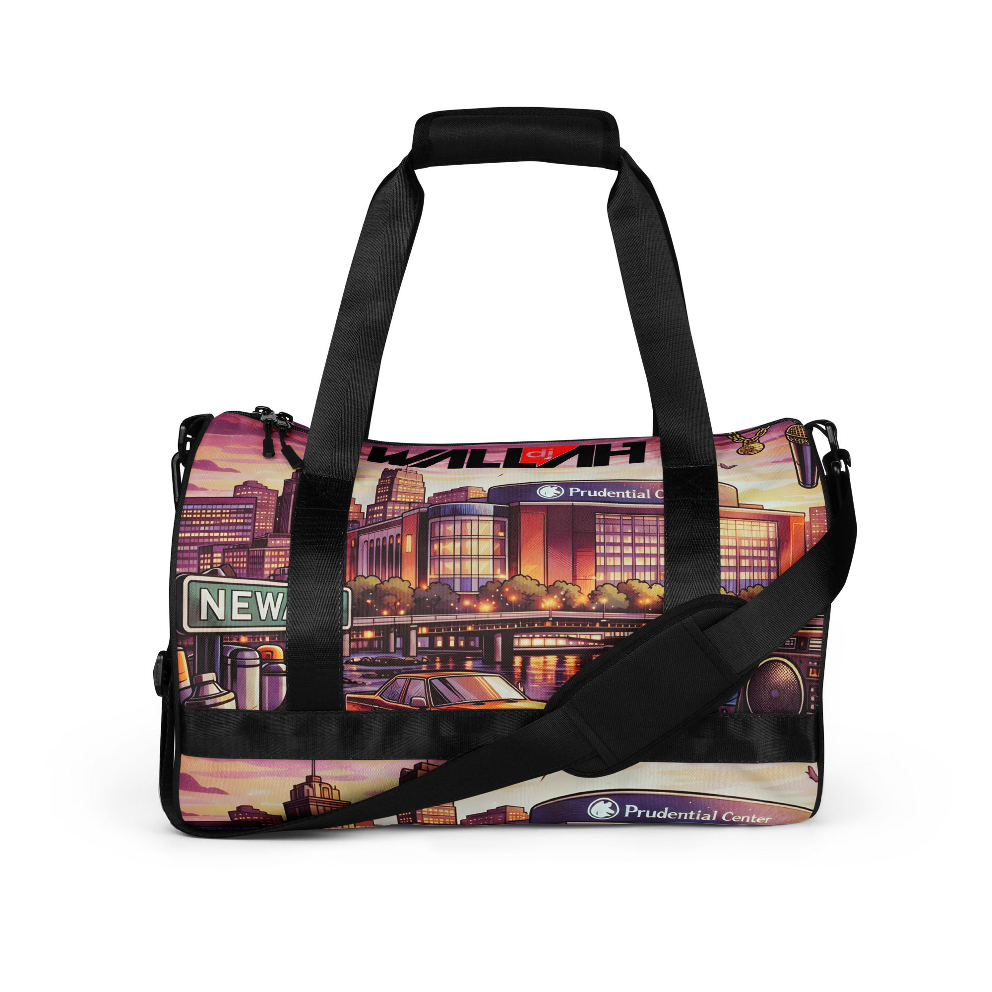 DJ Wallah Jersey Slide All-Over Print Gym Bag