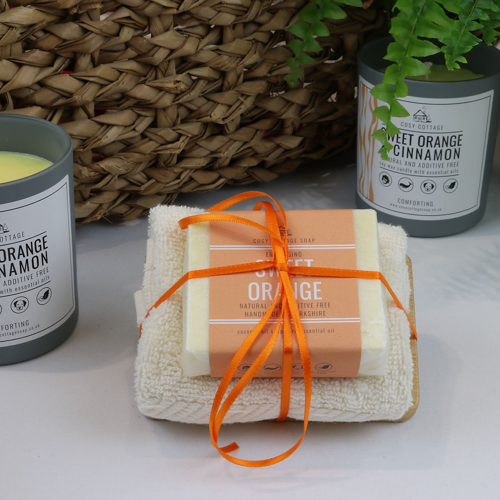 Thumbnail: Soap, Cloth & Wooden Dish Gift Set