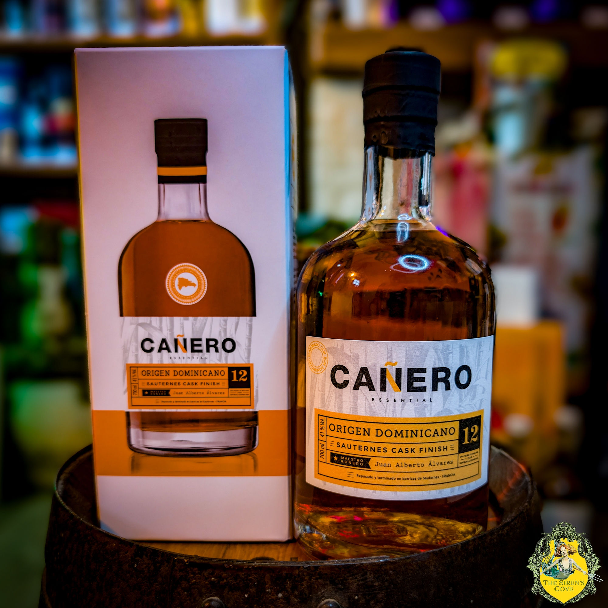 Rum Cañero Sauternes Cask Finish fles en doos