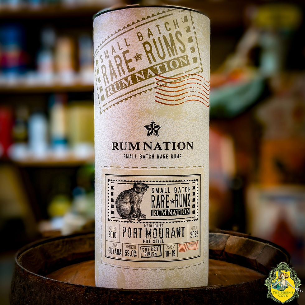 Miniature : Rum Nation Small Batch Rare Rums Port Mourant 12 Years Old 2010 - 2022 koker