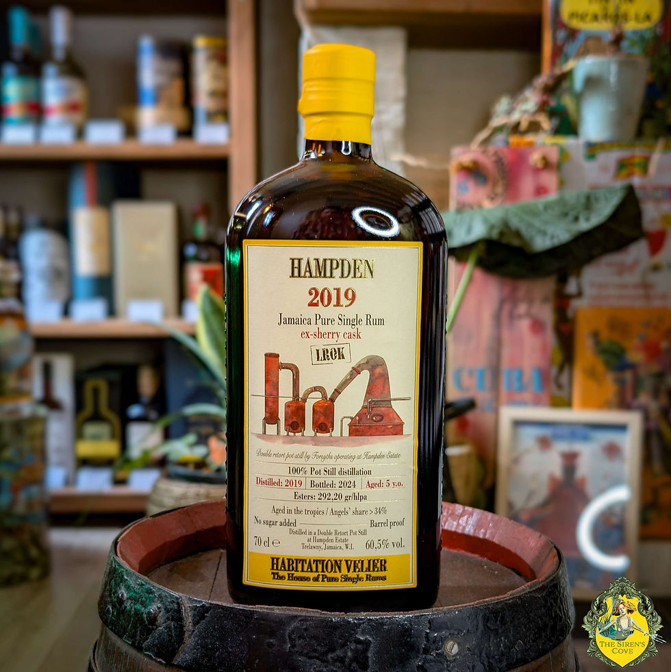 Habitation Velier Hampden 2019 Jamaica Pure Single Rum LROK ex-sherry cask fles