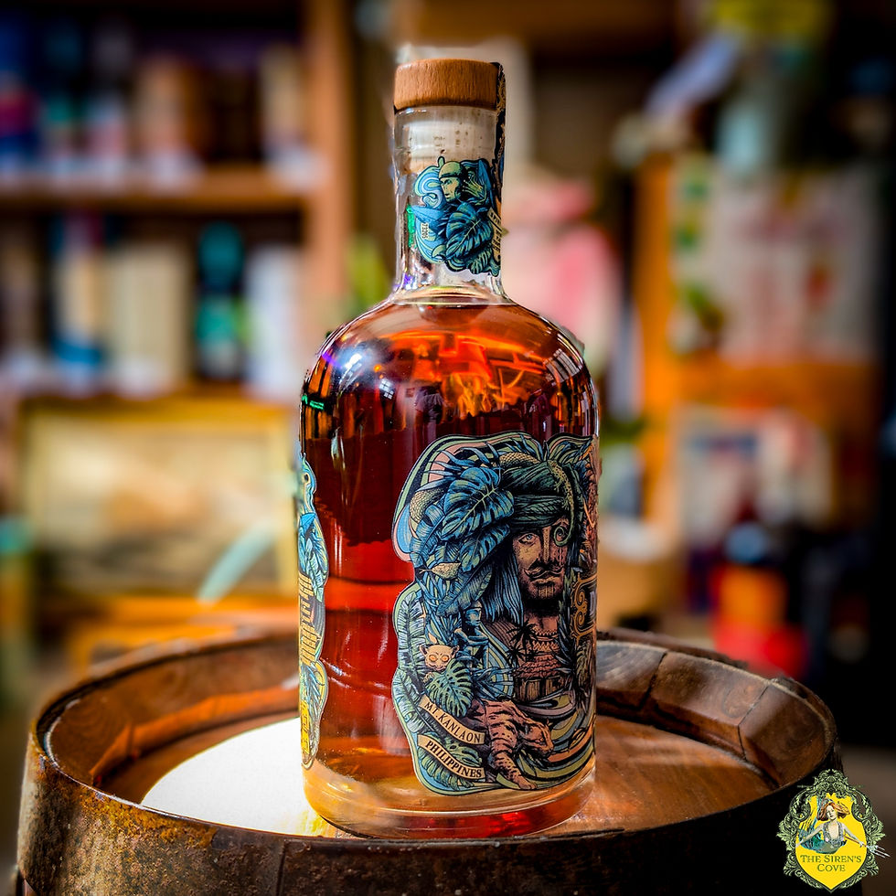 Thumbnail: Don Papa Alon fles rechterzijde