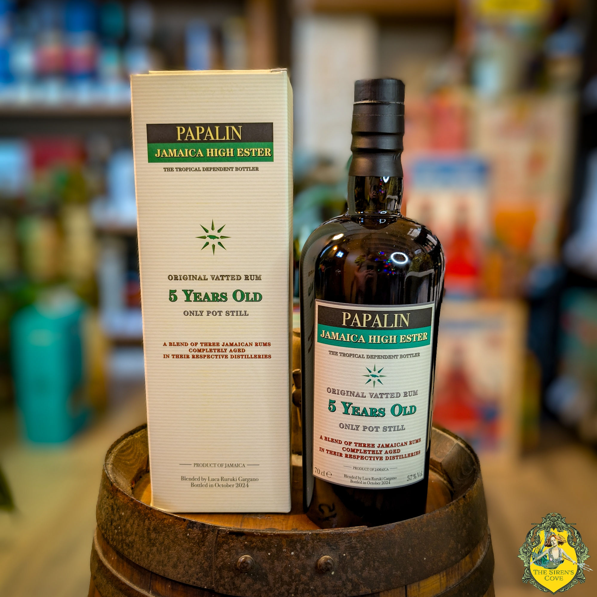 Papalin Jamaica High Ester 5 Years Old fles en doos