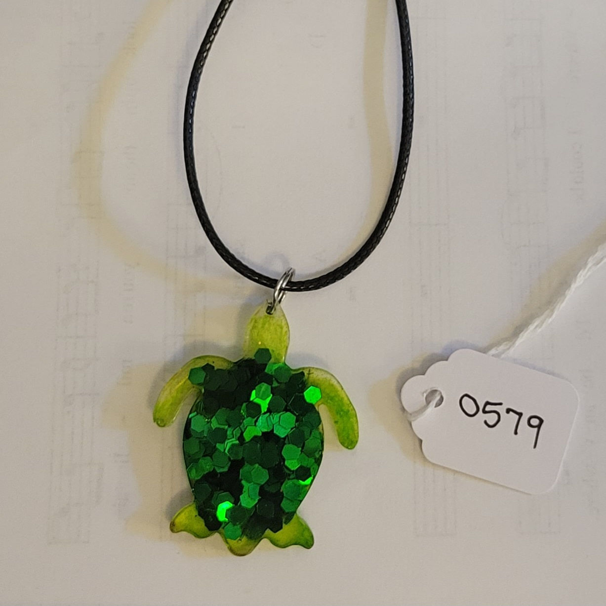 Sparkly Green Turtle