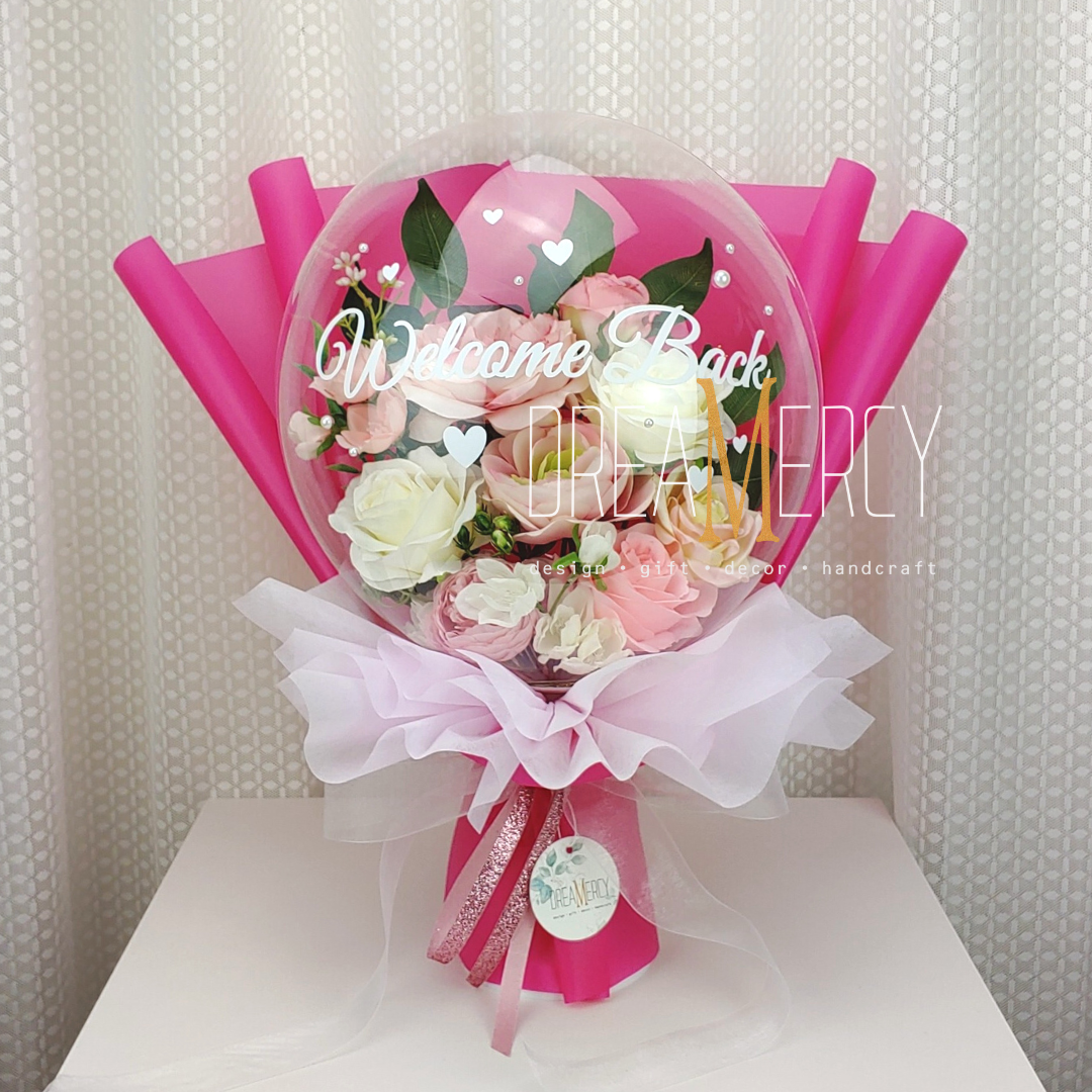 Light Pink Flower and Cherry+Pastel Pink Wrapper