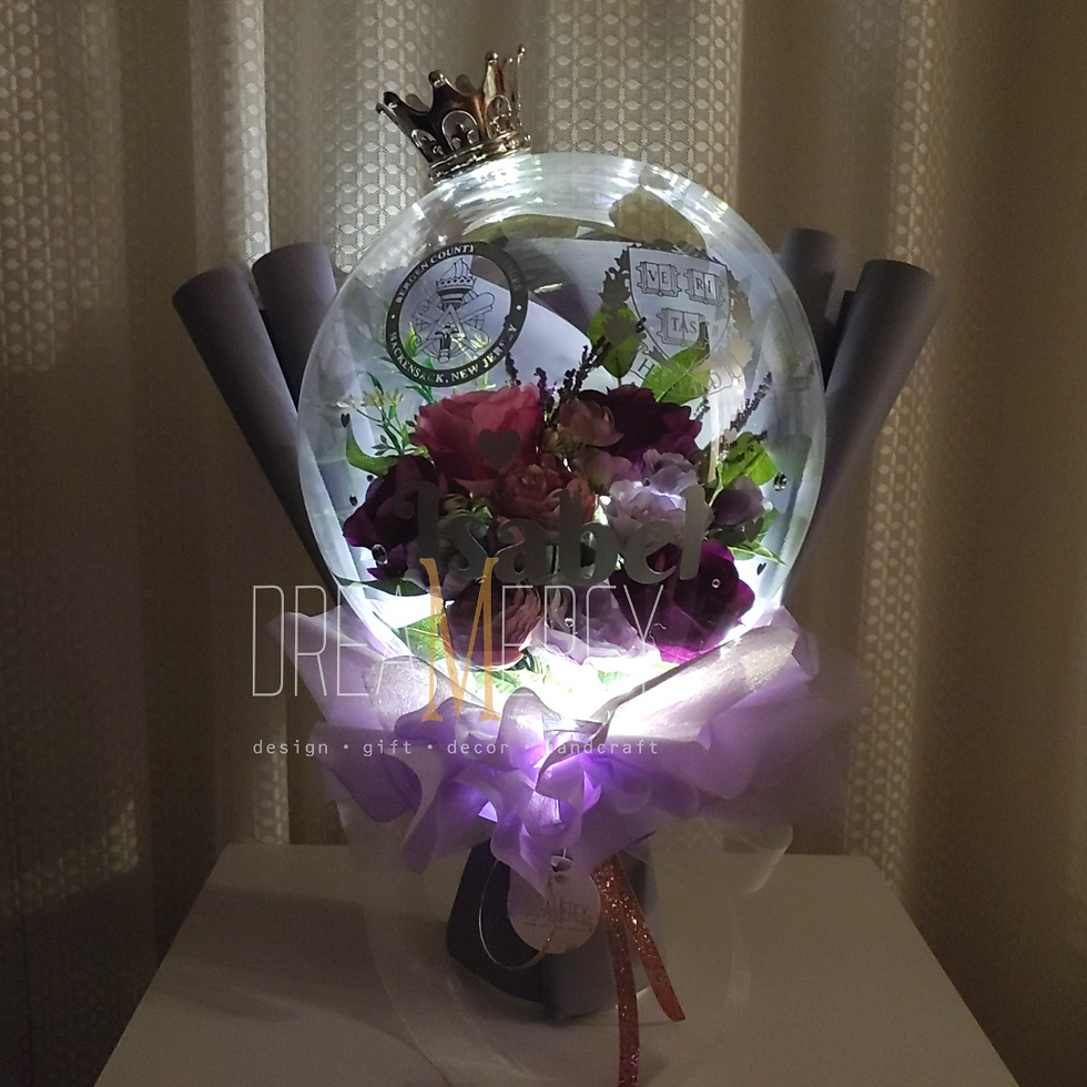Thumbnail: BTS Purples Flower and Light Blue Violet+Lavender Wrapper