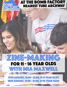Zine-Making for 11 - 16 Year Olds