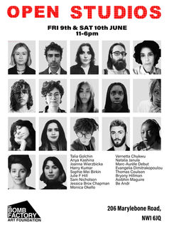 OPEN STUDIOS - The Bomb Factory Marylebone