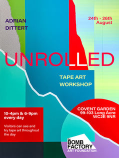 UNROLLED - Tape Art Workshop at The Bomb Factory Covent Garden