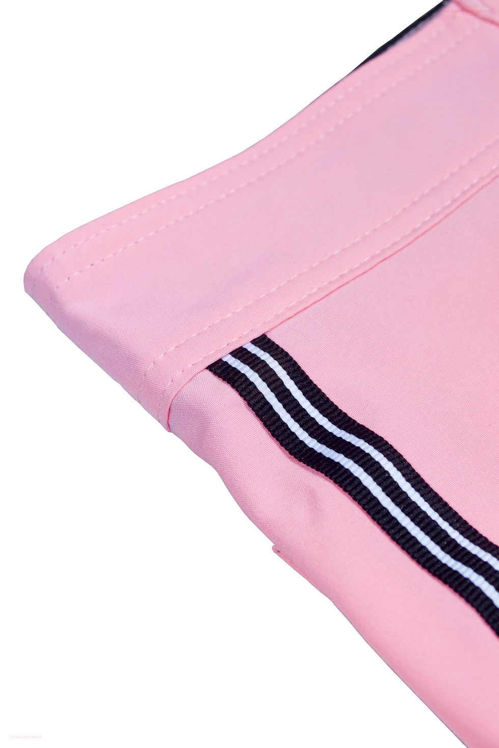 Thumbnail: Detalhe lateral Boardshort LEAF Classic rose bermuda surf masculina