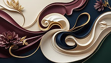 Create an abstract of swirls, elegant photo with soft textures and flowing organic shapes.