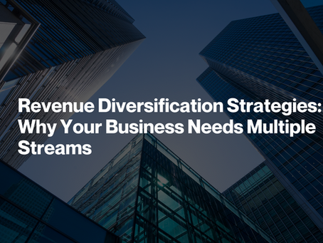 Revenue Diversification Strategies: Why Your Business Needs Multiple Streams