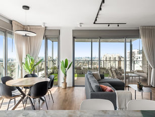 עיצוב פנים פנטהאוז של יוקרה