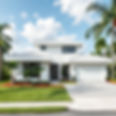 Una casa moderna construida en naples florida , que me sirva para poner un texto blanco en