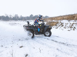 ATV in Snow