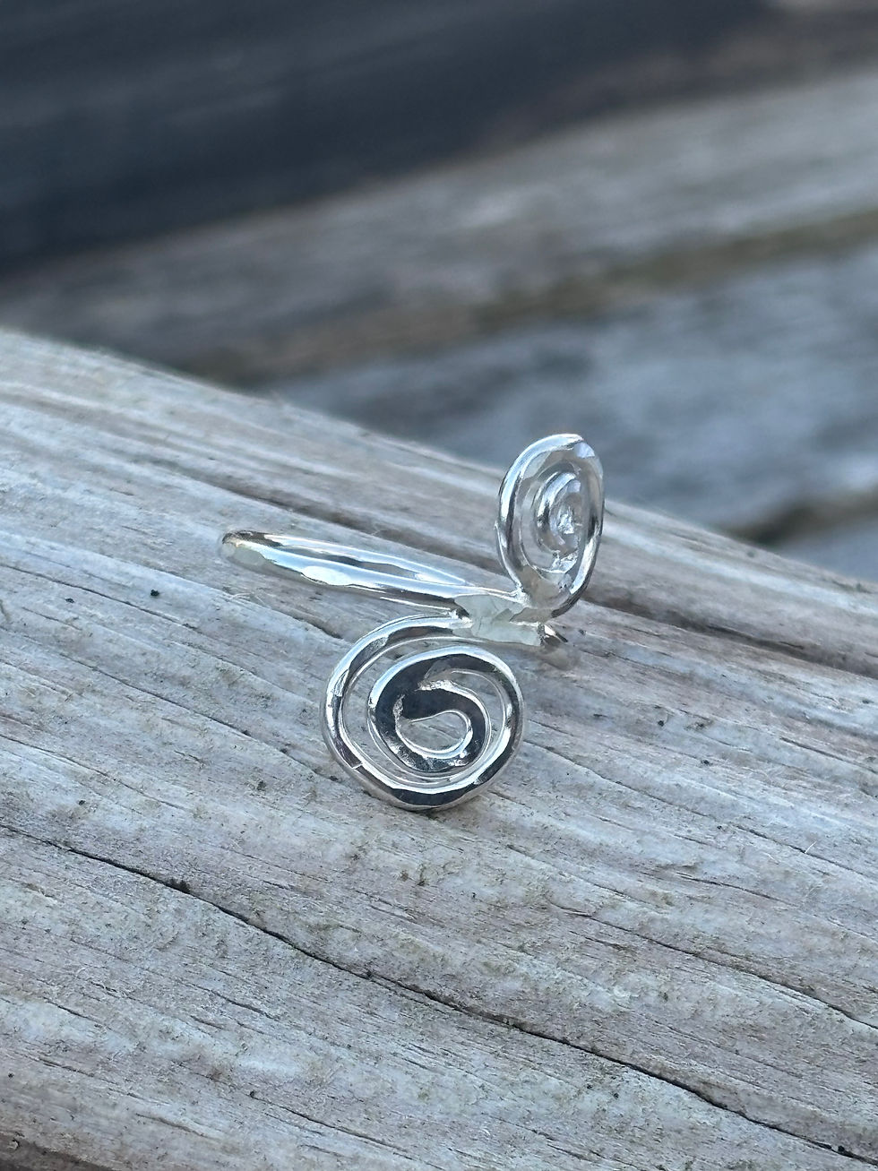 Thumbnail: “P1/2” Double spiral ring 