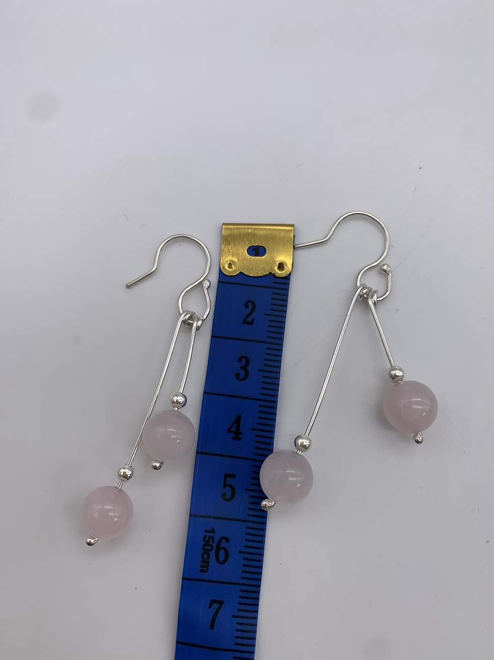 Thumbnail: Rose quartz earrings