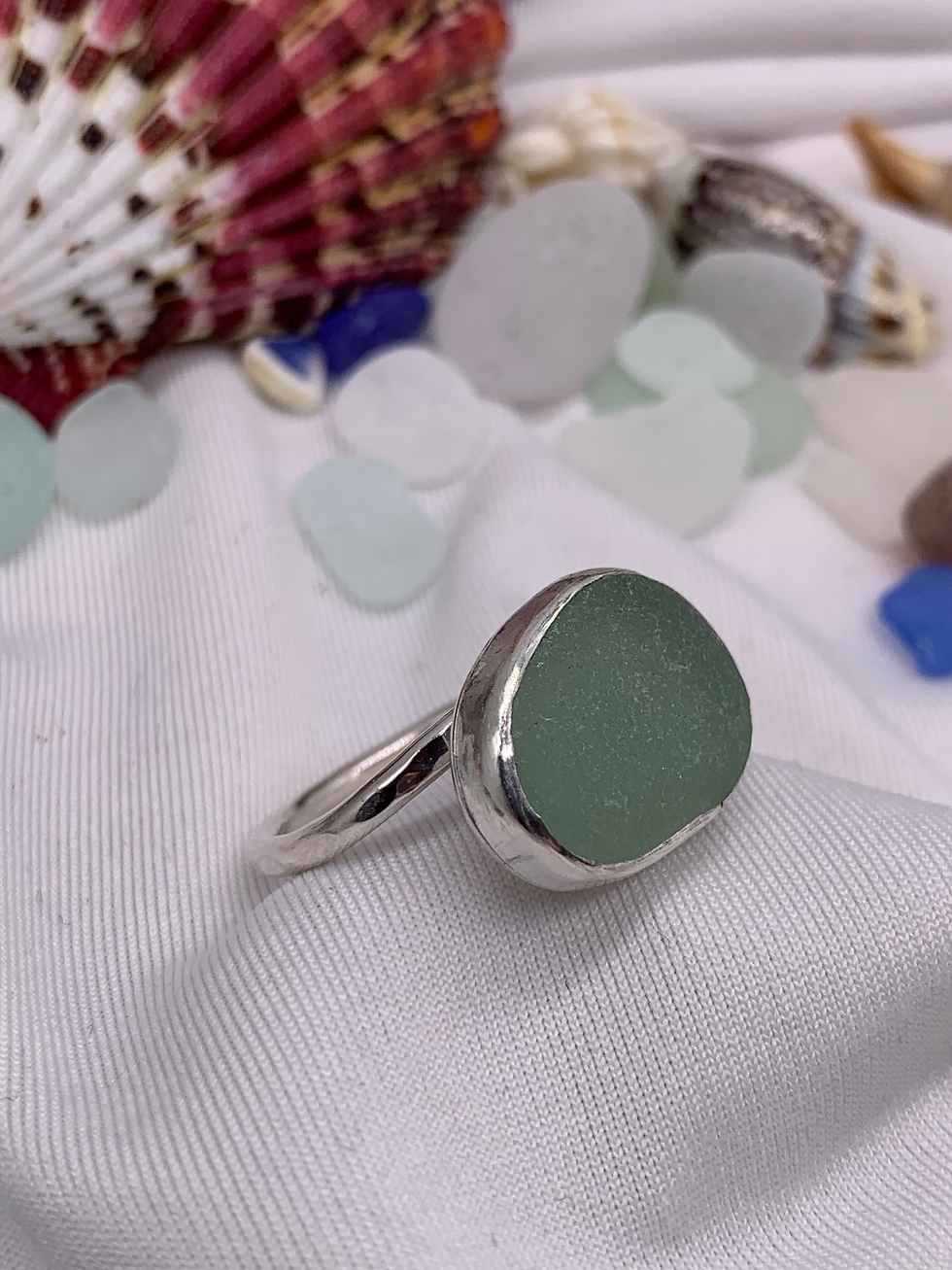 Thumbnail: Sea glass ring