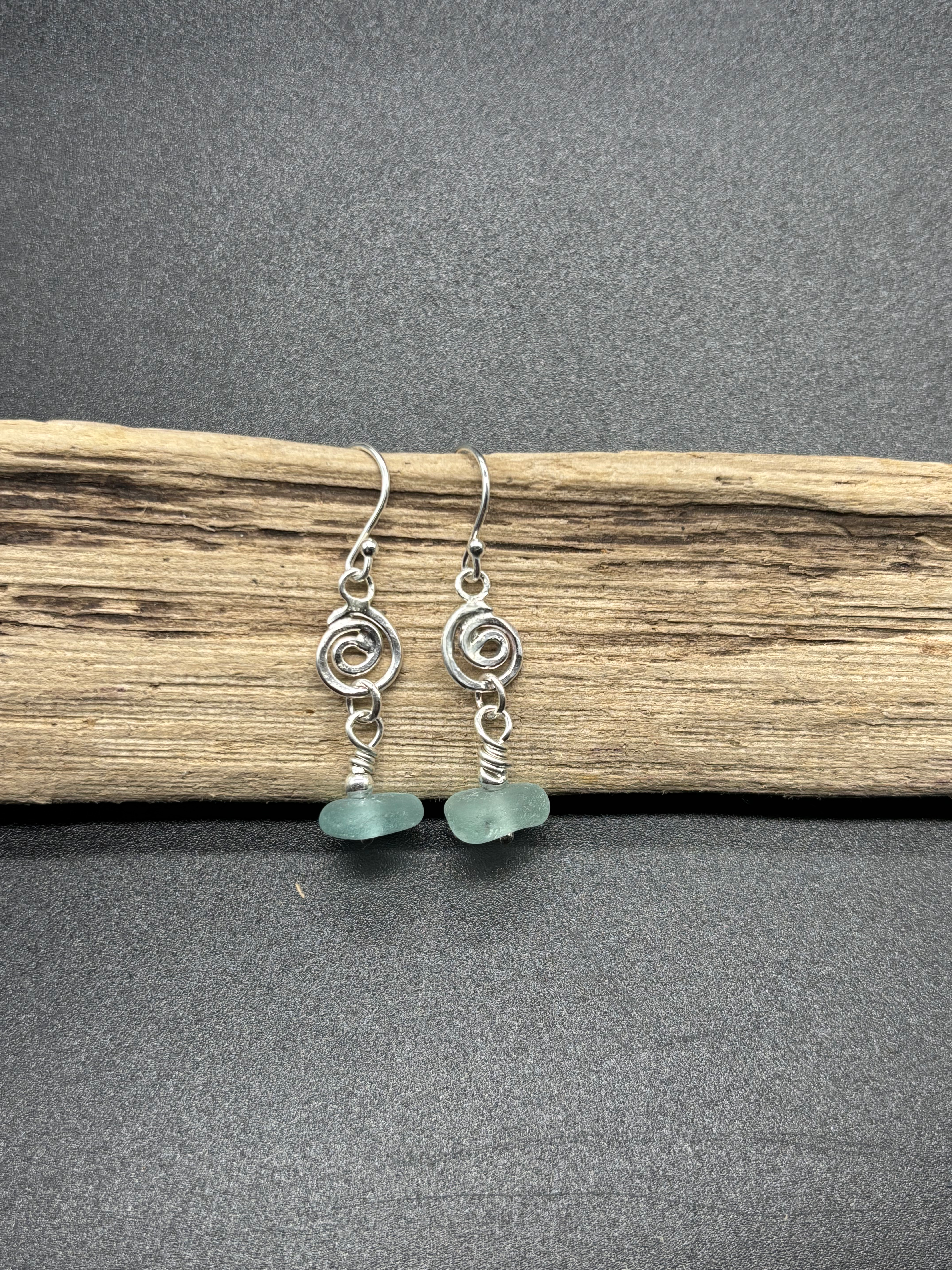  sea glass earrings 