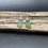Thumbnail: Green sea glass earrings 