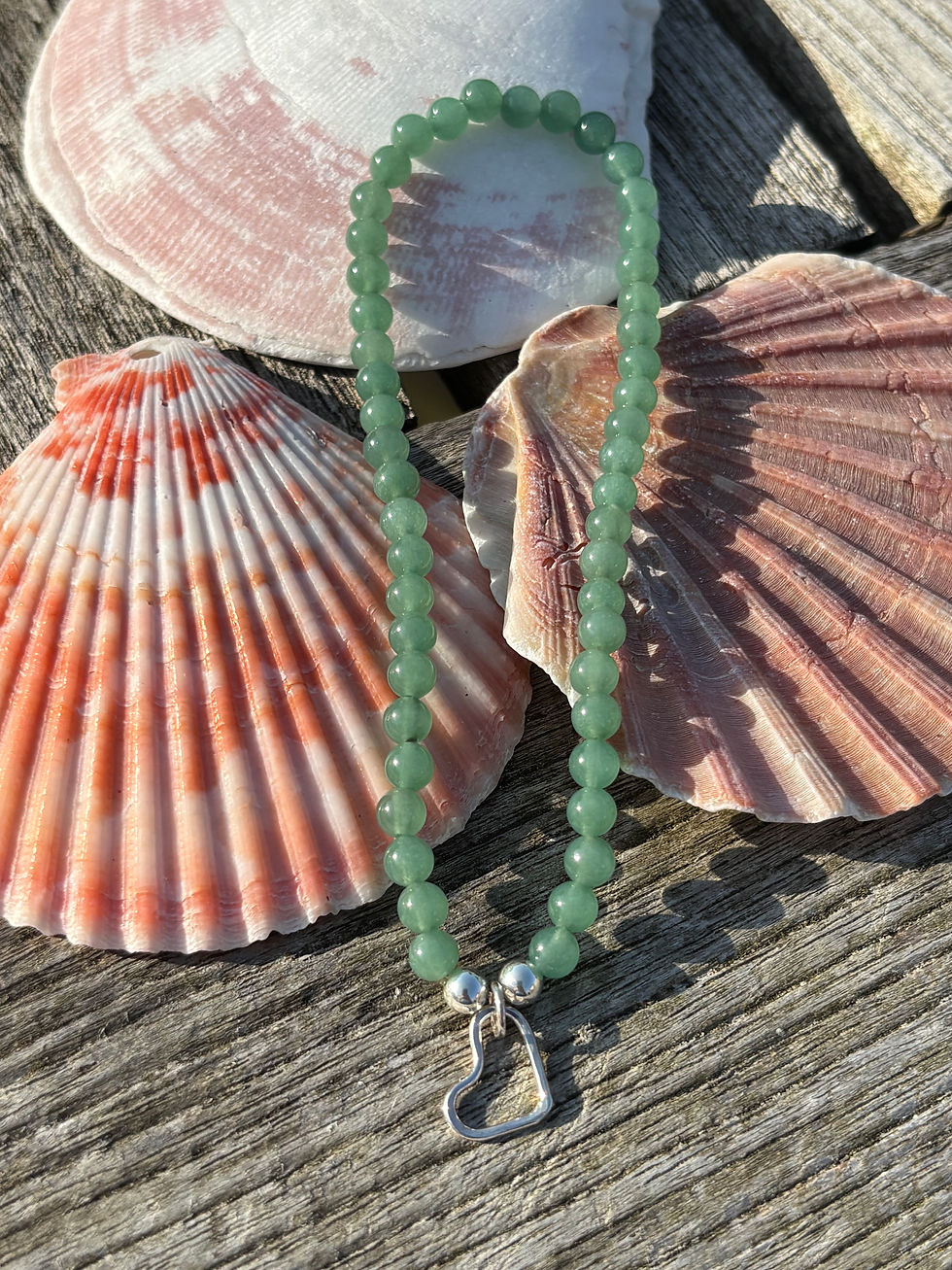 Thumbnail: Green aventurine anklet