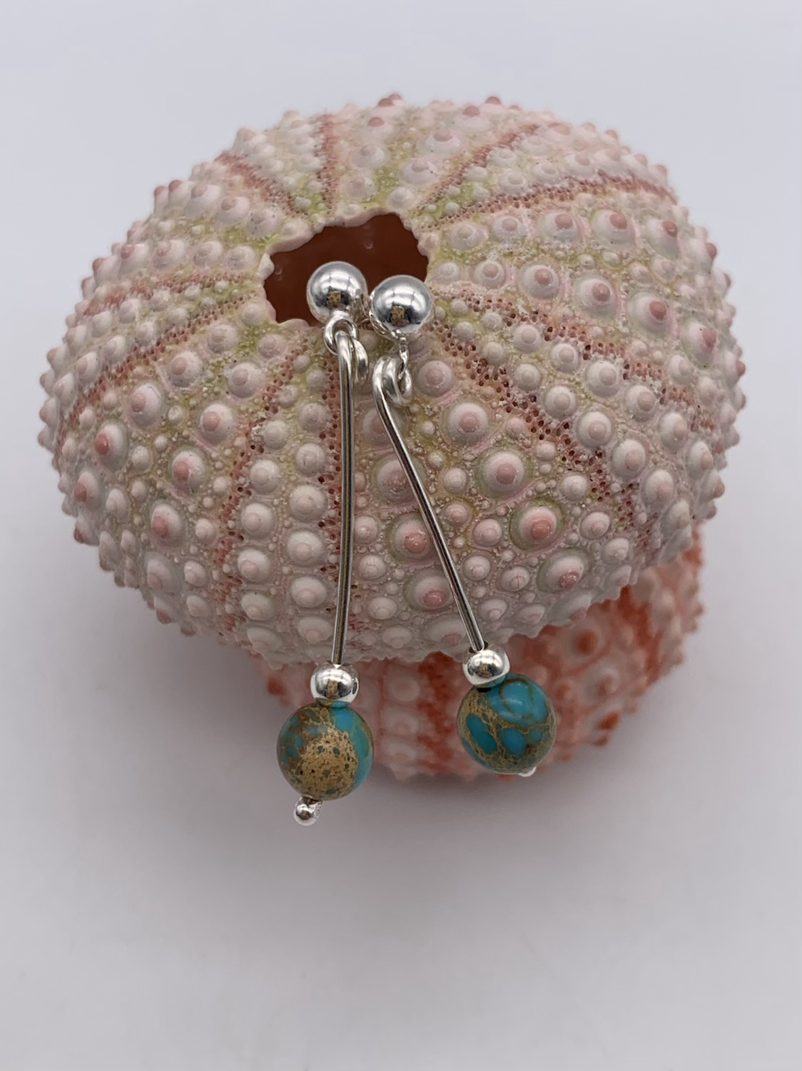 Turquoise Jasper earrings