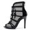 Thumbnail: Stylish Red & Black High-Top  Dance Booties for Women - Perfect for heels class