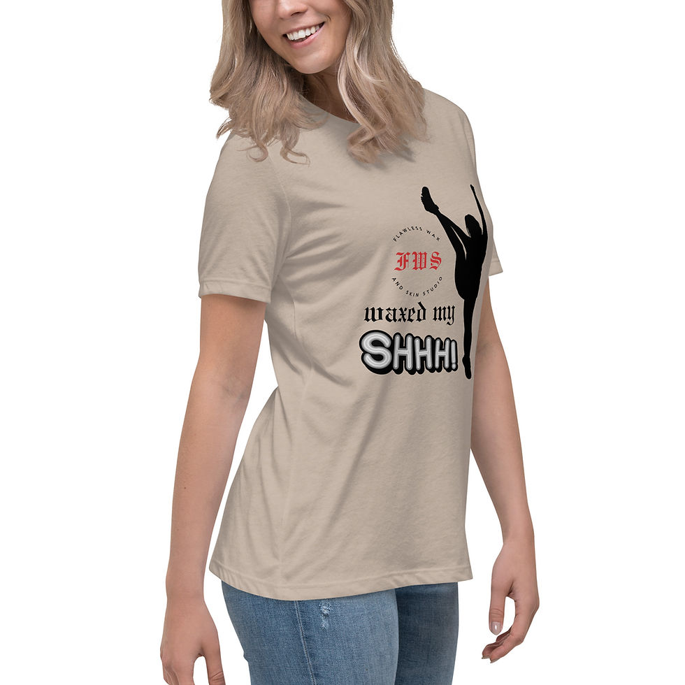 Thumbnail: Waxed my Shhh! Women's Relaxed T-Shirt