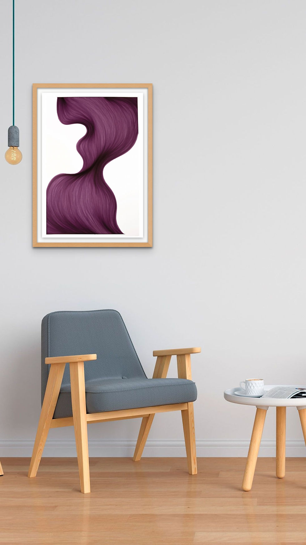 Thumbnail: Light Bordeaux Twist By Lali Torma