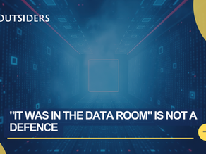 virtual data room in blue