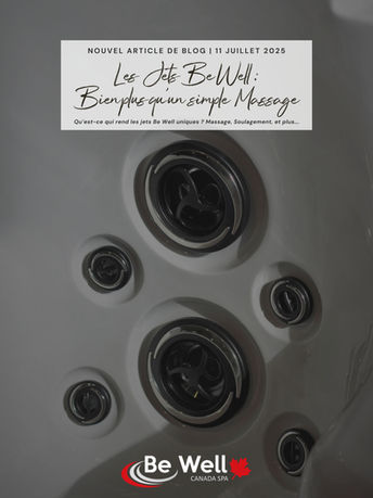 Les jets Be Well : bien plus qu’un simple massage