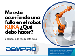 ¿Me está ocurriendo una falla en el robot KUKA, que debo hacer?
