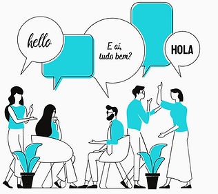English, Spanish, Catalan and Portuguese