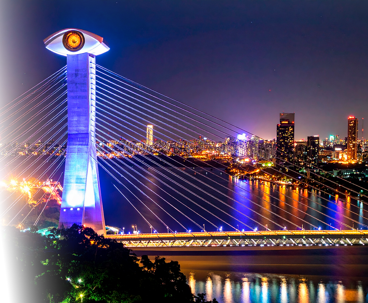 Visão Diolho _•_Cenário- Uma cidade futurista à noite, vista de 270986.png