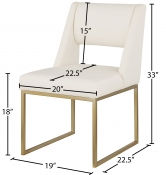 Thumbnail: Jayce Vegan Leather Dining Chair