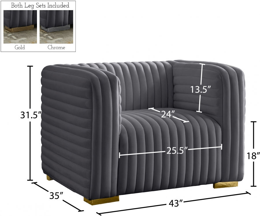 Thumbnail: Ravish Velvet Chair