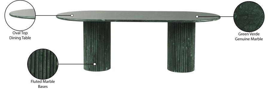 Thumbnail: Messina Marble Dining Table