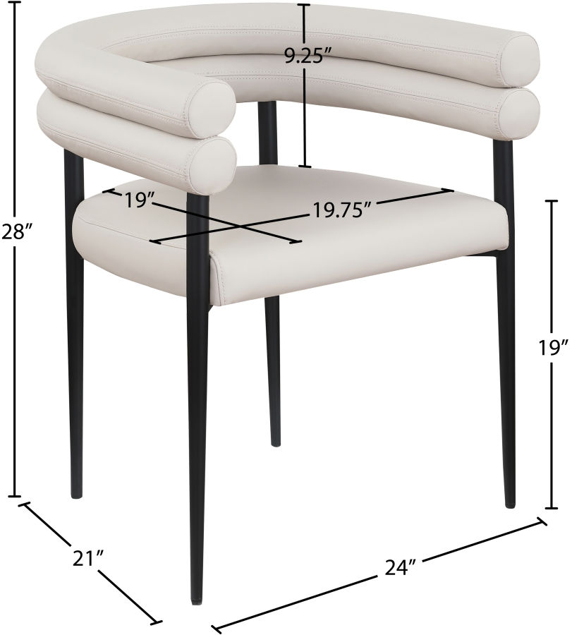 Thumbnail: Lavina Vegan Leather Upholstered Accent Chair