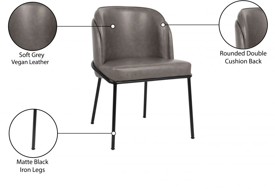 Thumbnail: Jagger Vegan Leather Dining Chair