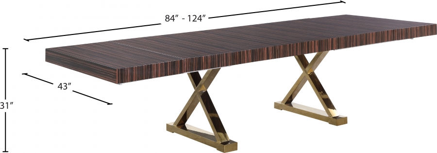 Thumbnail: Excel Extendable 2 Leaf Dining Table