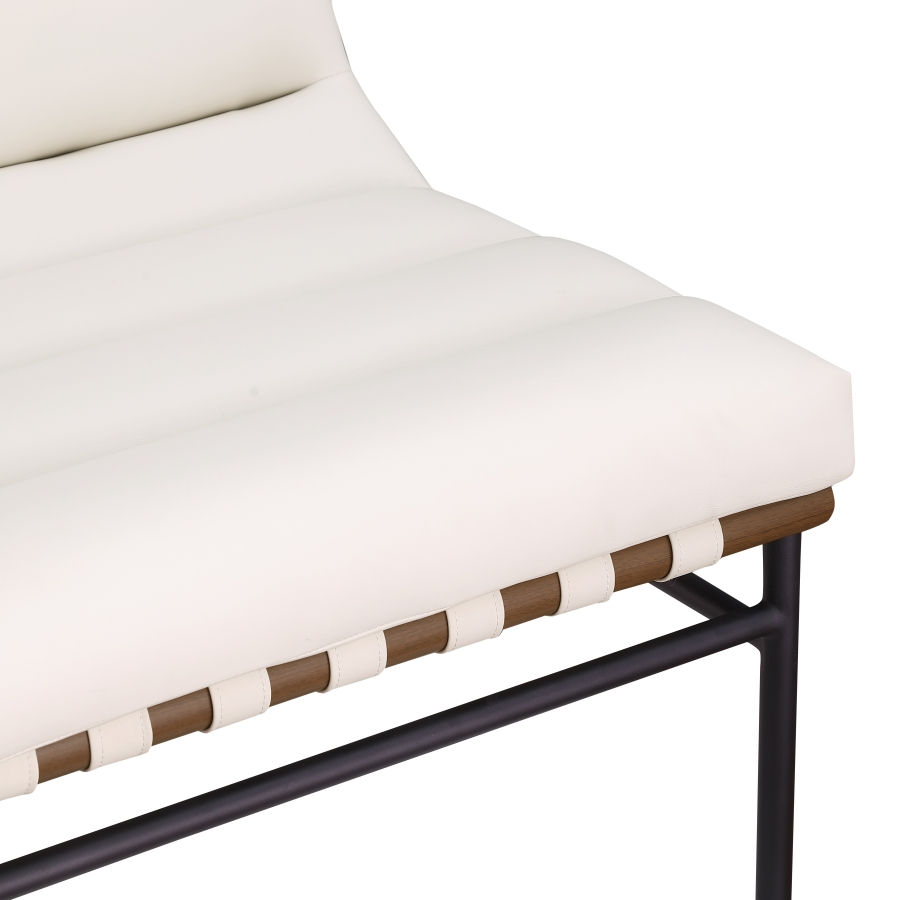Thumbnail: Burke Vegan Leather Accent Chair