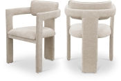 Thumbnail: Brenda Chenille Fabric Upholstered Dining Chair