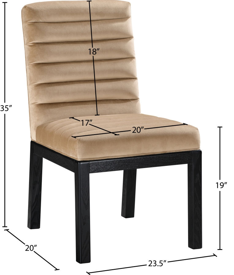 Thumbnail: Evelyn Velvet Upholstered Accent Chair